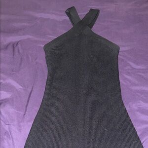 Babaton Black Strapless Dress